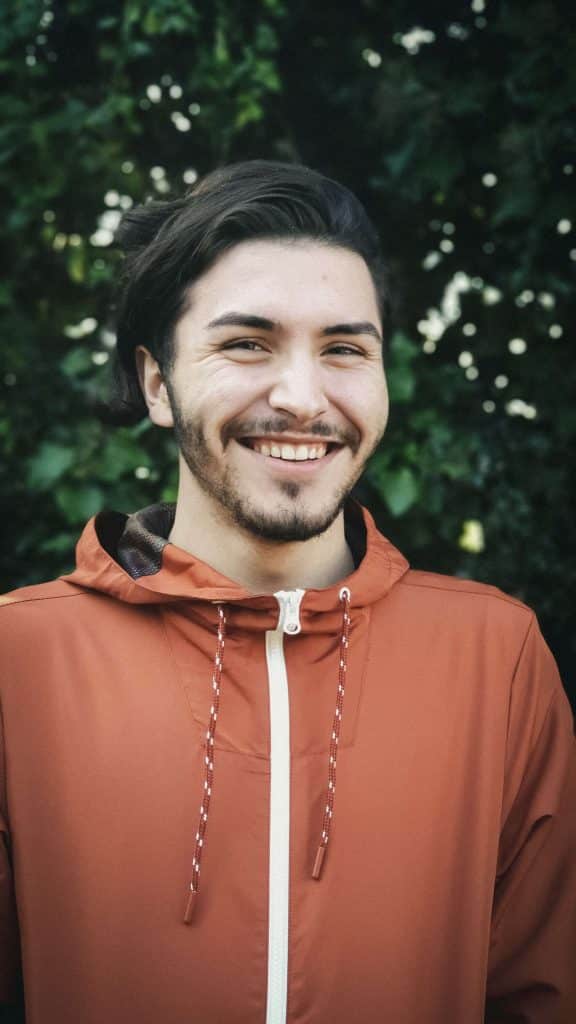 Man In Hoody smiling